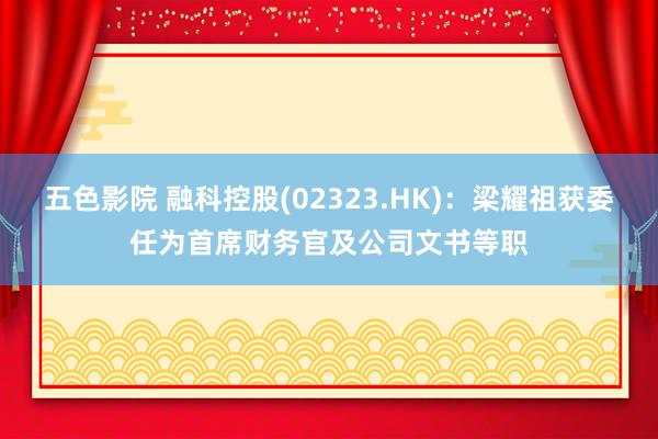 五色影院 融科控股(02323.HK)：梁耀祖获委任为首席财务官及公司文书等职