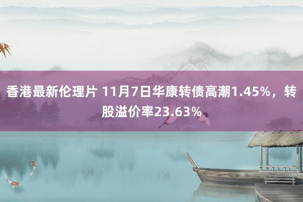 香港最新伦理片 11月7日华康转债高潮1.45%，转股溢价率23.63%