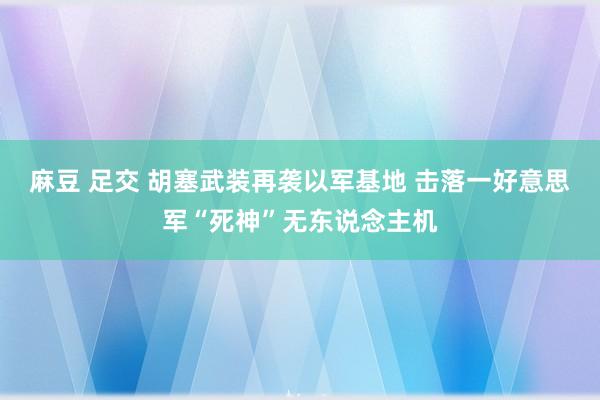 麻豆 足交 胡塞武装再袭以军基地 击落一好意思军“死神”无东说念主机